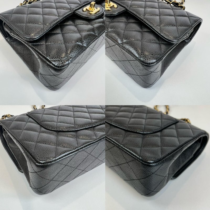 CHANEL 25開 黑金荔枝CF25-10