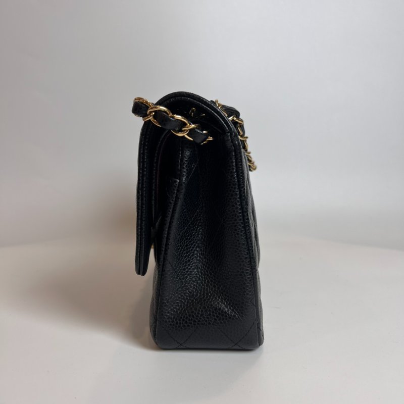 CHANEL 25開 黑金荔枝CF25-2