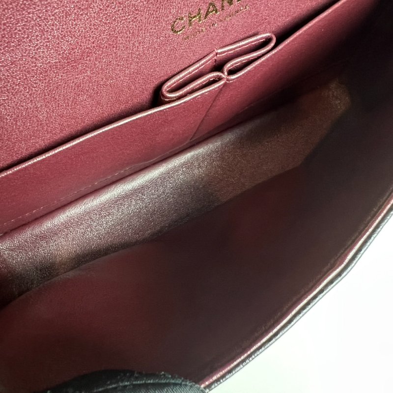 CHANEL 25開 黑金荔枝CF25-6