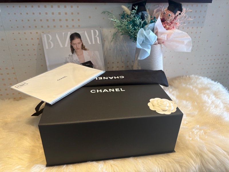 Chanel 香奈兒19bag 小號 黑金 山羊皮 26*16*9 晶片款-17
