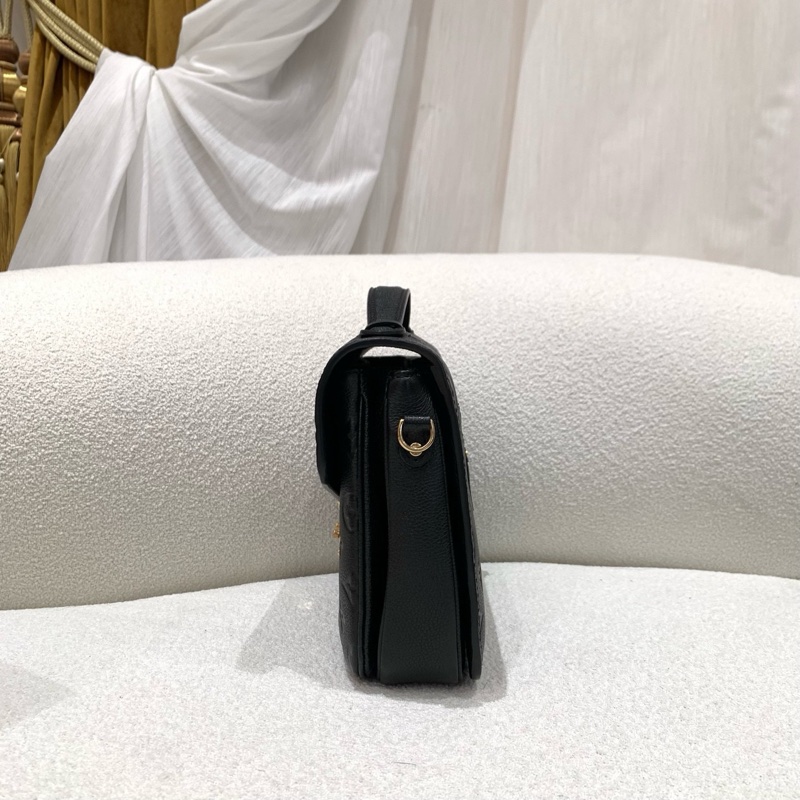 LV 路易威登 郵差斜挎包 常規 女款 黑色 芯片款 尺寸約25x7x19cm~-3