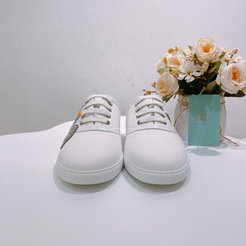 TW4393 Hermēs愛馬仕波鞋 小白鞋 Innocent Sneaker 36.5 Size White-1