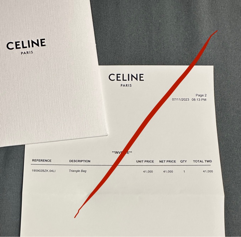 CELINE老花三角包-18
