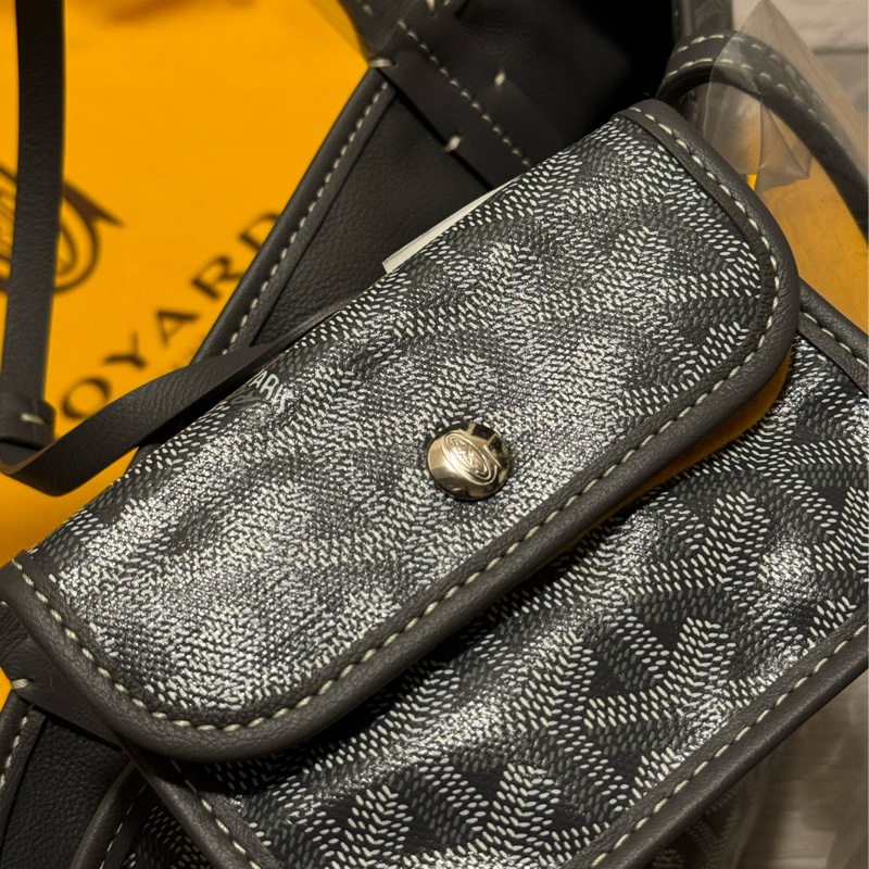 Goyard mini tote 灰色-4