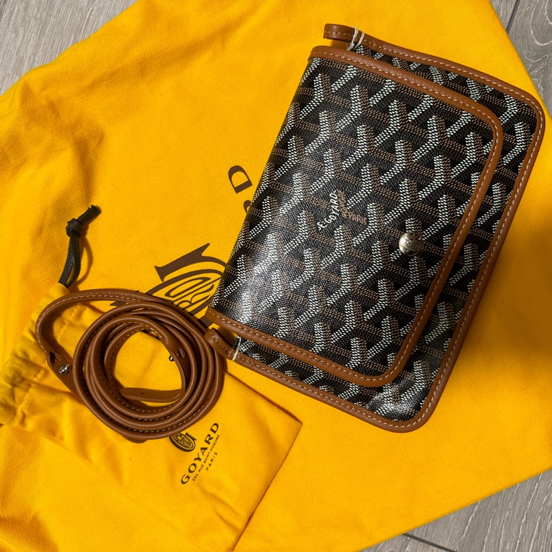 goyard plumes 信封包咖啡色-6