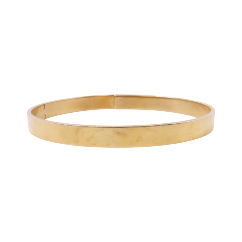 HERMES 18K玫瑰金Kelly Black Sapphire Bangle金扣黑色藍寶石手鐲-3