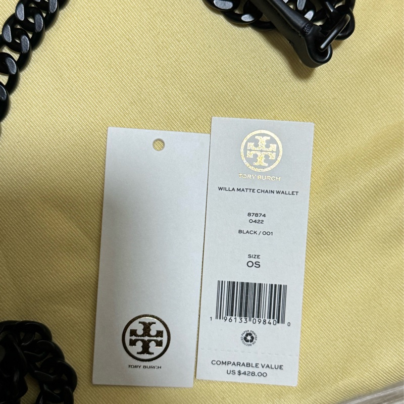 TORY BURCH TB WILLA 菱格紋 WOC 鏈條包-10