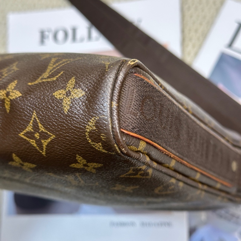Lv 中古 郵差斜挎包 尺寸約25×26cm~-10