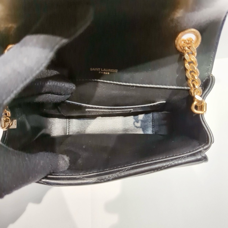 莉亞精品♡Ysl 雙層信封包 二手美包-6