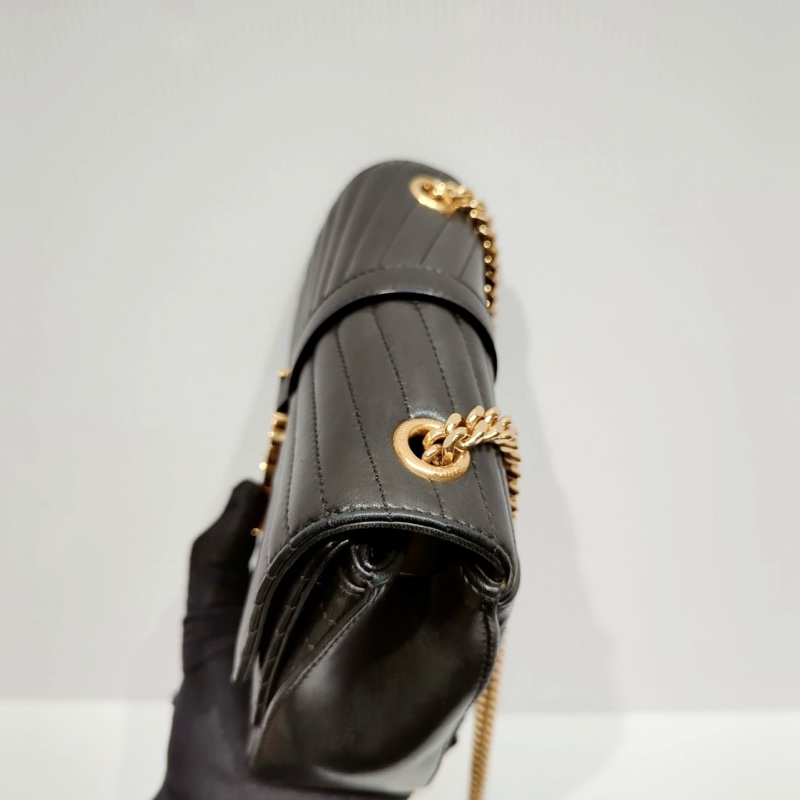 莉亞精品♡Ysl 雙層信封包 二手美包-9