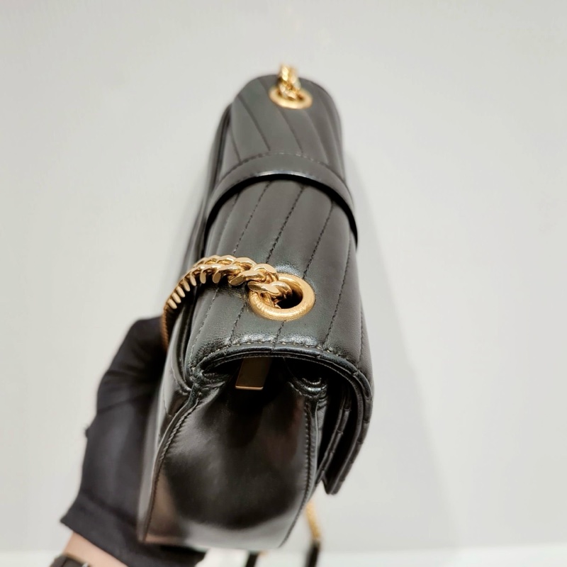 莉亞精品♡Ysl 雙層信封包 二手美包-10