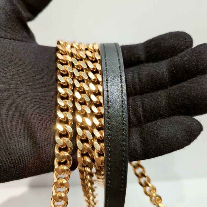 莉亞精品♡Ysl 雙層信封包 二手美包-11