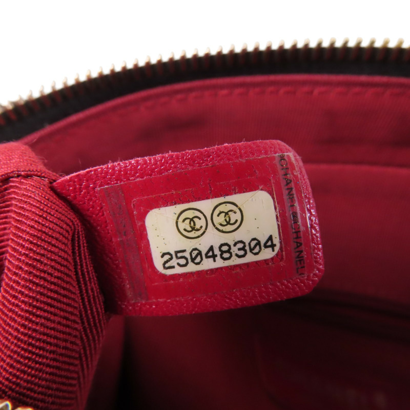 CHANEL 牛皮皮革Gabrielle Medium金扣鏈帶肩背袋-6