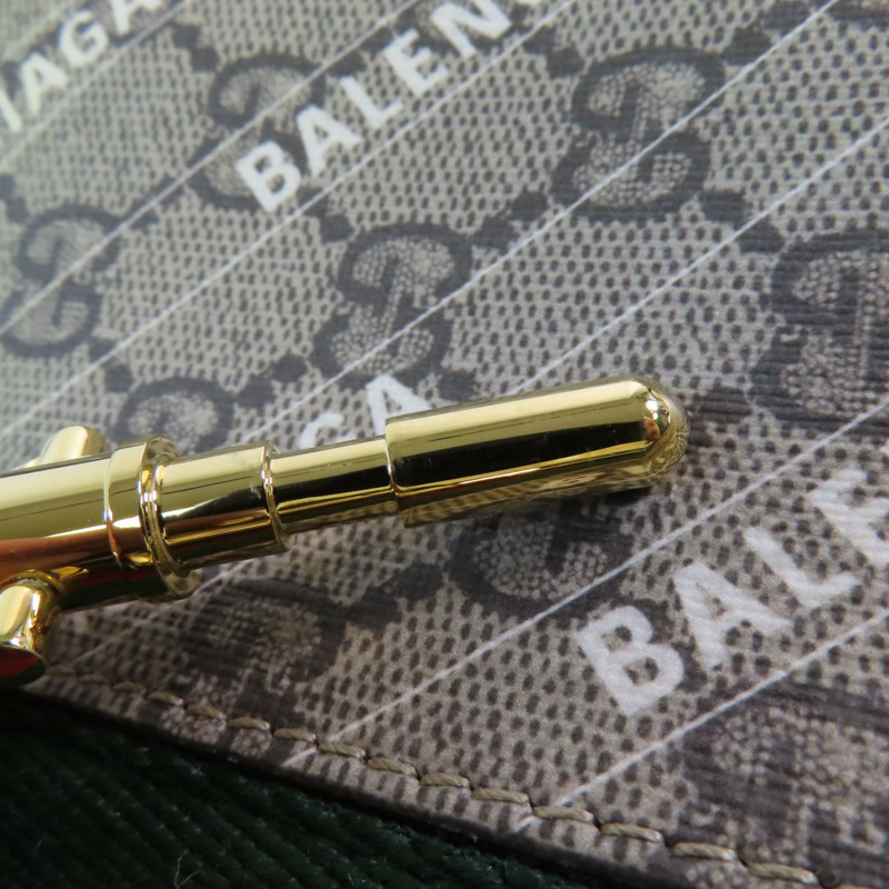 GUCCI 塗層帆布GuccixBaleniaga Jackie1961金扣手挽肩背兩用袋-14