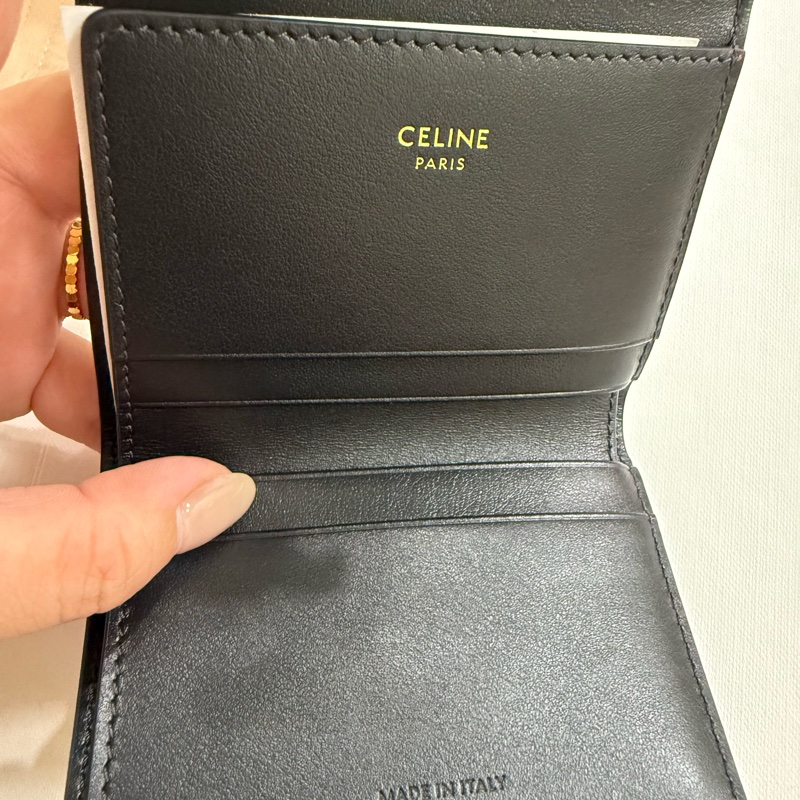 Celine TRIOMPHE配零錢袋短款錢包-5