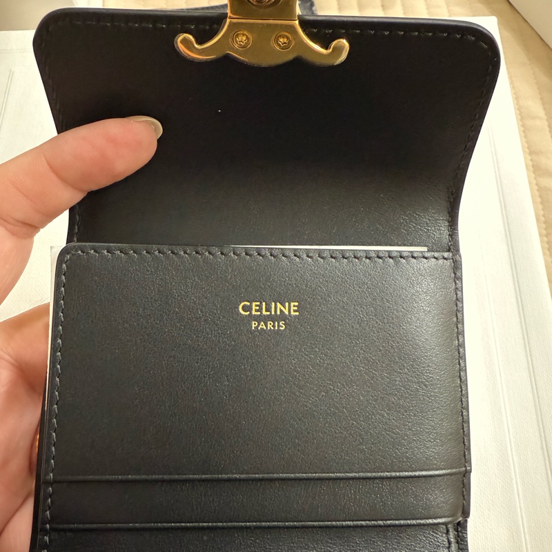 Celine TRIOMPHE配零錢袋短款錢包-23