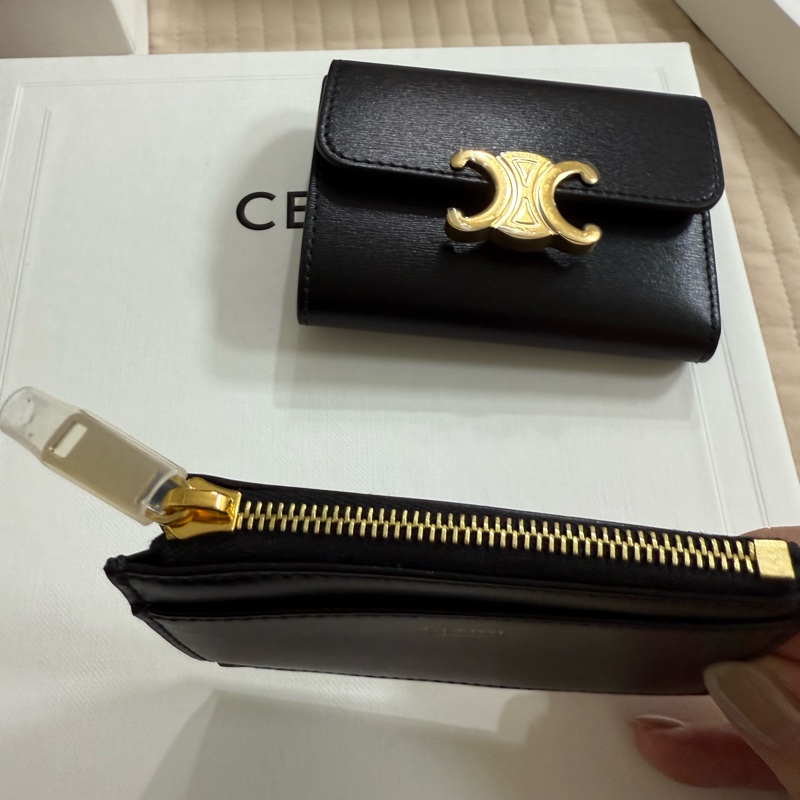 Celine TRIOMPHE配零錢袋短款錢包-25