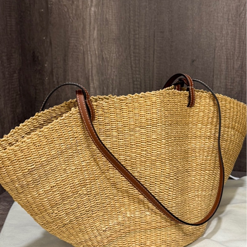 LOEWE草編包-0