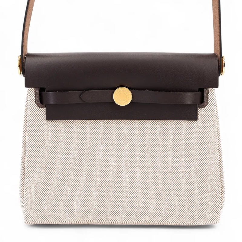 ~~Hermes mini Herbag 20 烏木色金釦~~-8