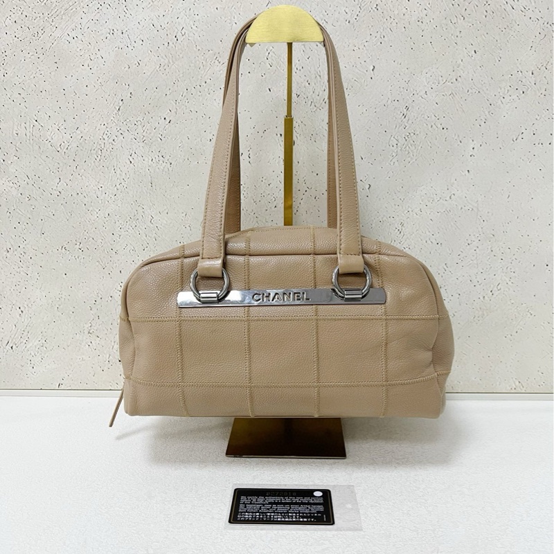 Chanel vintage 中古冰格 大地色系-0