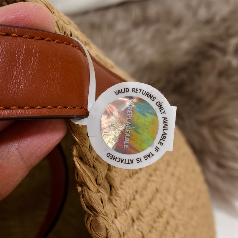 🌿 2025春夏新品 🌸 Chloé 馬徽超大容量草編托特包|焦糖棕-3