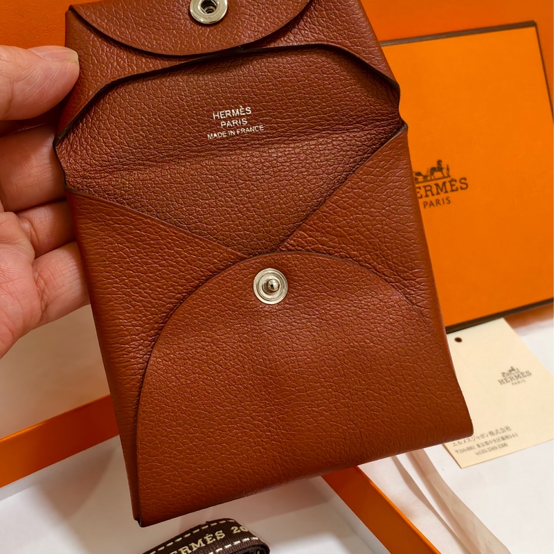 🧡 Hermès 愛馬仕 豆干色零錢包🧡-9