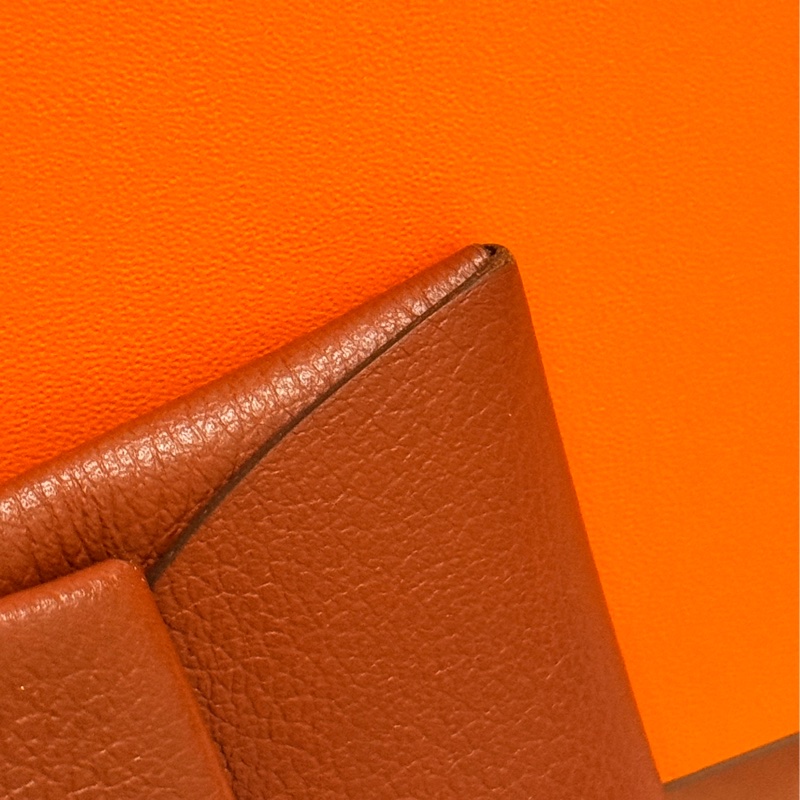 🧡 Hermès 愛馬仕 豆干色零錢包🧡-12