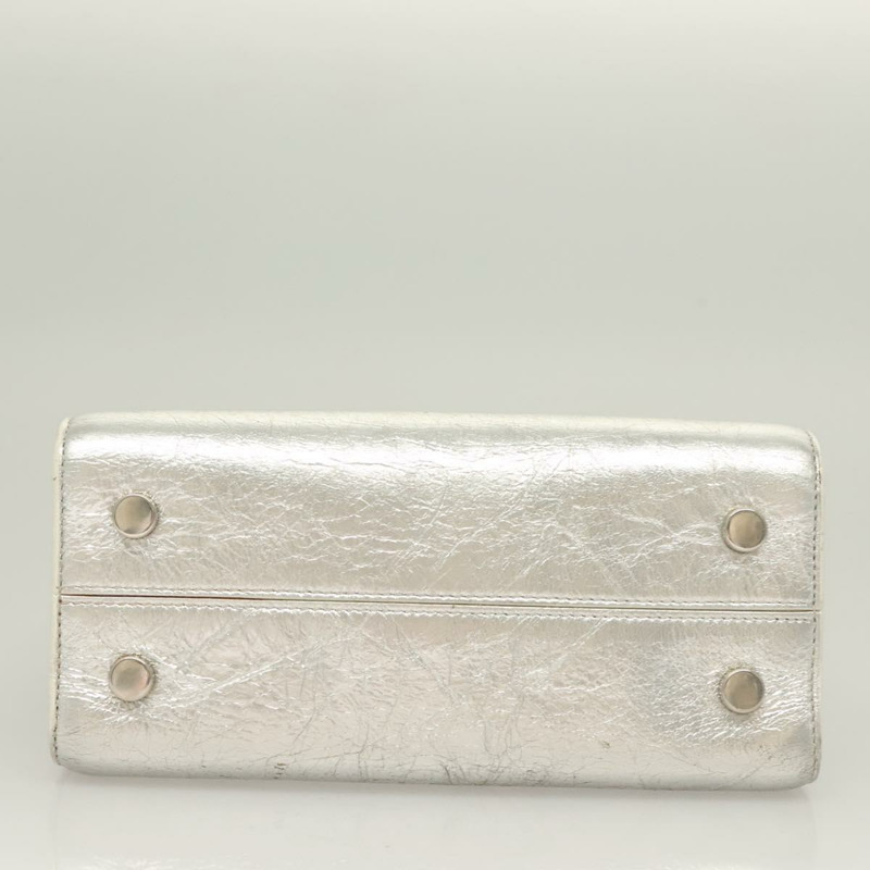 【日本直送】Christian Dior Ever 迷你手提包 皮革 2 款 銀色 正品 bs27633-4