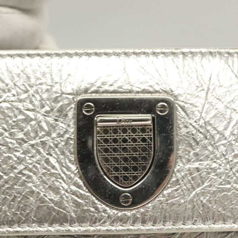 【日本直送】Christian Dior Ever 迷你手提包 皮革 2 款 銀色 正品 bs27633-9