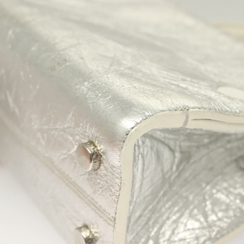 【日本直送】Christian Dior Ever 迷你手提包 皮革 2 款 銀色 正品 bs27633-15