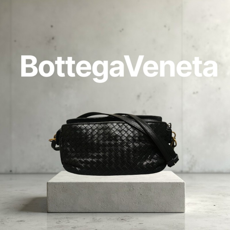🔥衝破200銷售🔥【限時降價回饋至9/21】㊣✨Bottega Veneta ✨寶緹嘉 BV 羊皮 黑色 編織 雲朵包 肩背包 手提包 編織包 斜背包/二手包/二手精品/保證正品🌳二手樹屋🌳-0