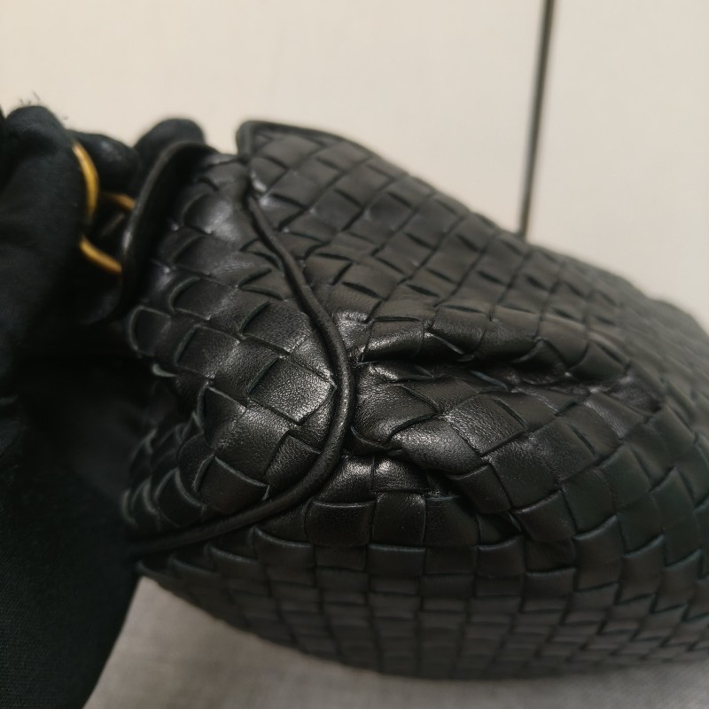🔥衝破200銷售🔥【限時降價回饋至9/21】㊣✨Bottega Veneta ✨寶緹嘉 BV 羊皮 黑色 編織 雲朵包 肩背包 手提包 編織包 斜背包/二手包/二手精品/保證正品🌳二手樹屋🌳-7