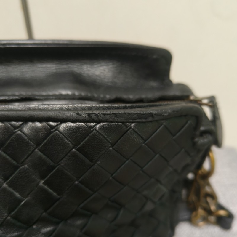 🔥衝破200銷售🔥【限時降價回饋至9/21】㊣✨Bottega Veneta ✨寶緹嘉 BV 羊皮 黑色 編織 雲朵包 肩背包 手提包 編織包 斜背包/二手包/二手精品/保證正品🌳二手樹屋🌳-17