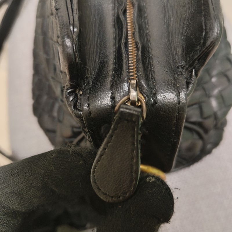 🔥衝破200銷售🔥【限時降價回饋至9/21】㊣✨Bottega Veneta ✨寶緹嘉 BV 羊皮 黑色 編織 雲朵包 肩背包 手提包 編織包 斜背包/二手包/二手精品/保證正品🌳二手樹屋🌳-28