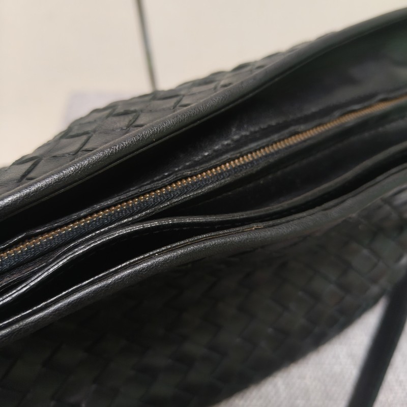 🔥衝破200銷售🔥【限時降價回饋至9/21】㊣✨Bottega Veneta ✨寶緹嘉 BV 羊皮 黑色 編織 雲朵包 肩背包 手提包 編織包 斜背包/二手包/二手精品/保證正品🌳二手樹屋🌳-47