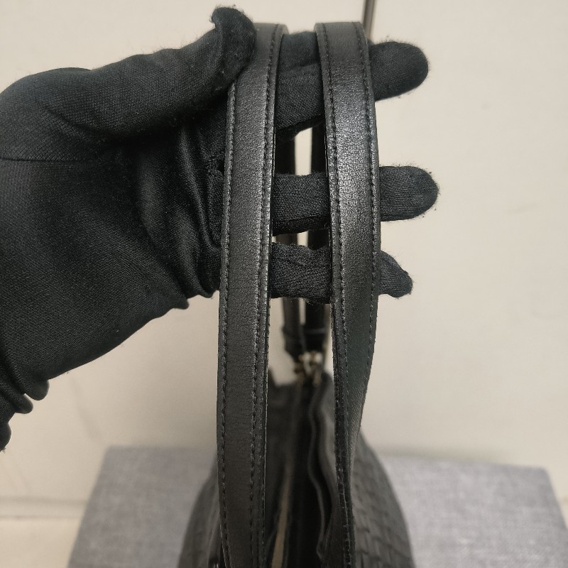 🔥衝破200銷售🔥【限時降價回饋至9/21】㊣✨Bottega Veneta ✨寶緹嘉 BV 羊皮 黑色 編織 雲朵包 肩背包 手提包 編織包 斜背包/二手包/二手精品/保證正品🌳二手樹屋🌳-51