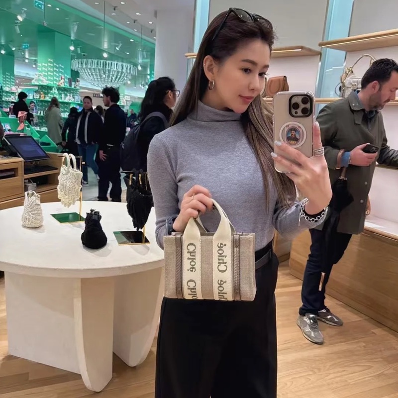 Chloe woody small Tote Bag (小號非mini)-4