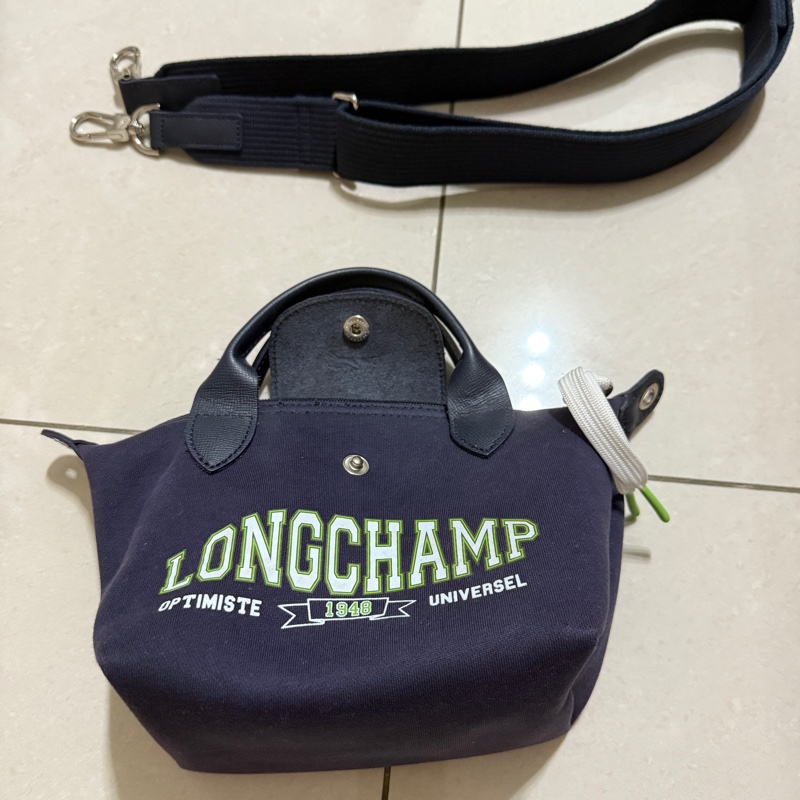Longchamp 棉質二用手提包(XS)-0