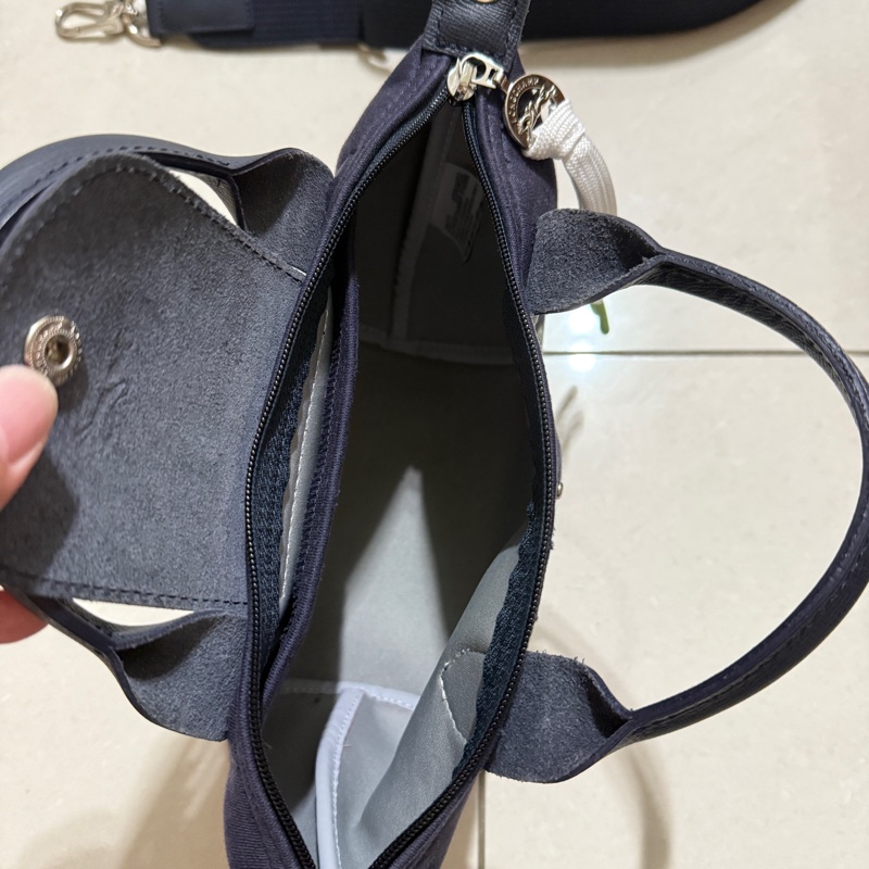 Longchamp 棉質二用手提包(XS)-2