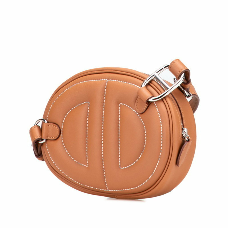 Hermes Hermès Body in the Loop 女士金棕色 Swift 包/腰包-1