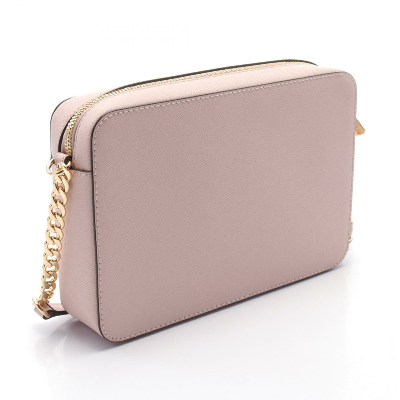 Michael Kors JET SET LG EW CROSS BODY Jet Set 肩背包 35T8GTTC9L 皮革粉紅全新女款-1