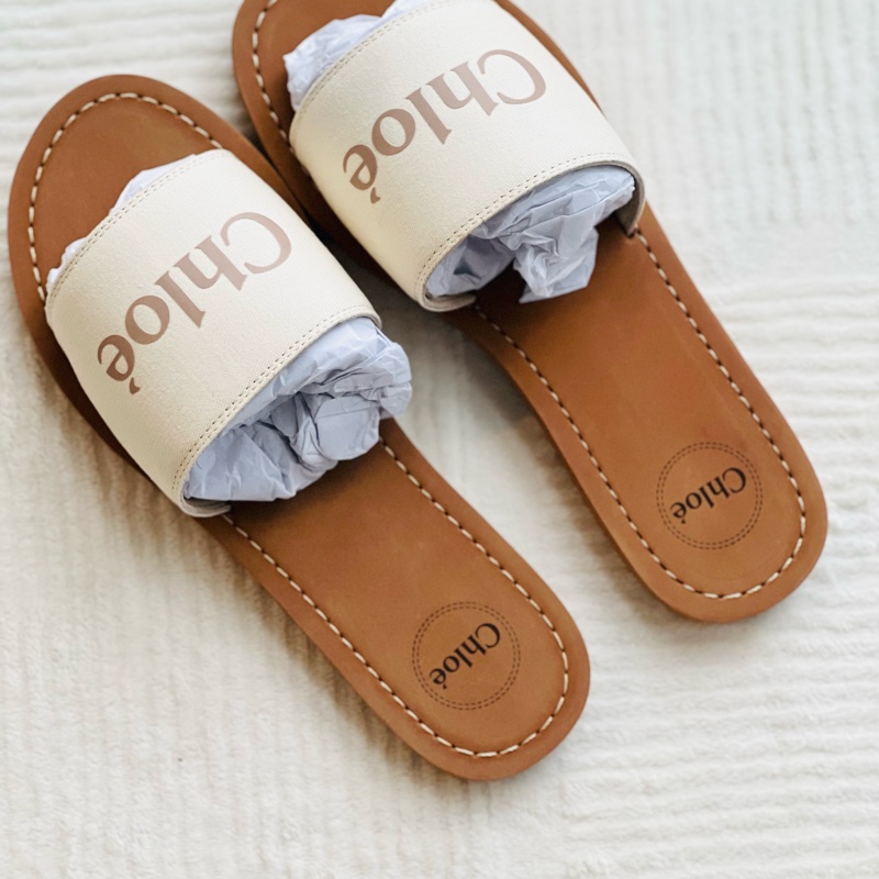 Chloe kids 拖鞋 $7280今日限定 奶油白37 38 天空藍38 只售現貨-2
