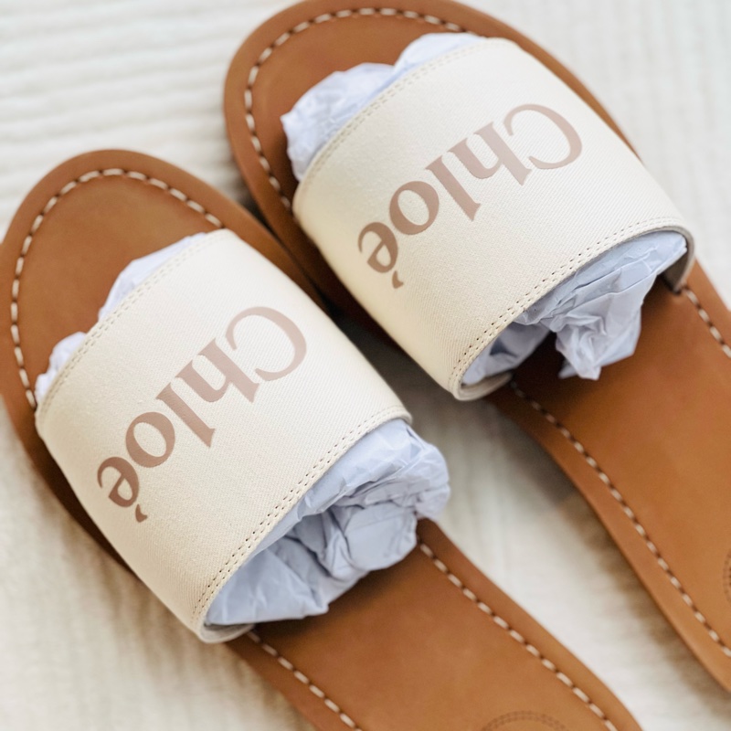 Chloe kids 拖鞋 $7280今日限定 奶油白37 38 天空藍38 只售現貨-3