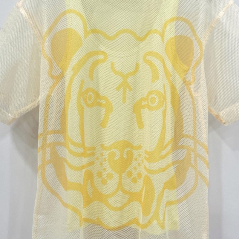 高田賢三KENZO二件式網狀虎頭上衣-4