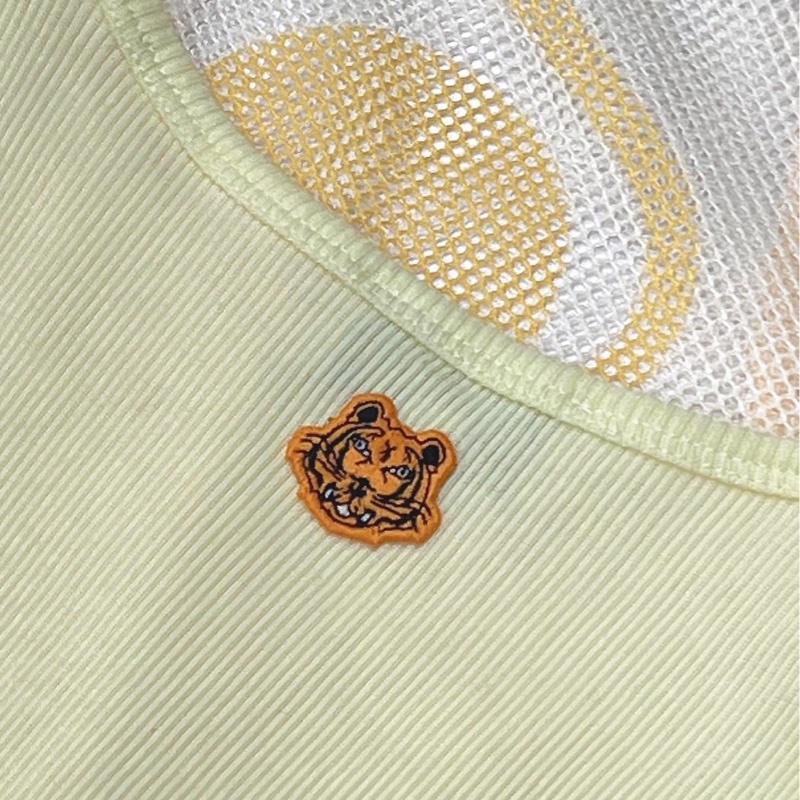 高田賢三KENZO二件式網狀虎頭上衣-5