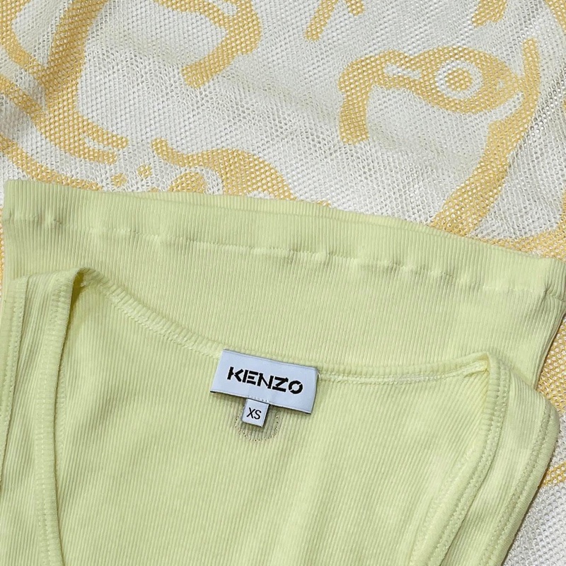 高田賢三KENZO二件式網狀虎頭上衣-8