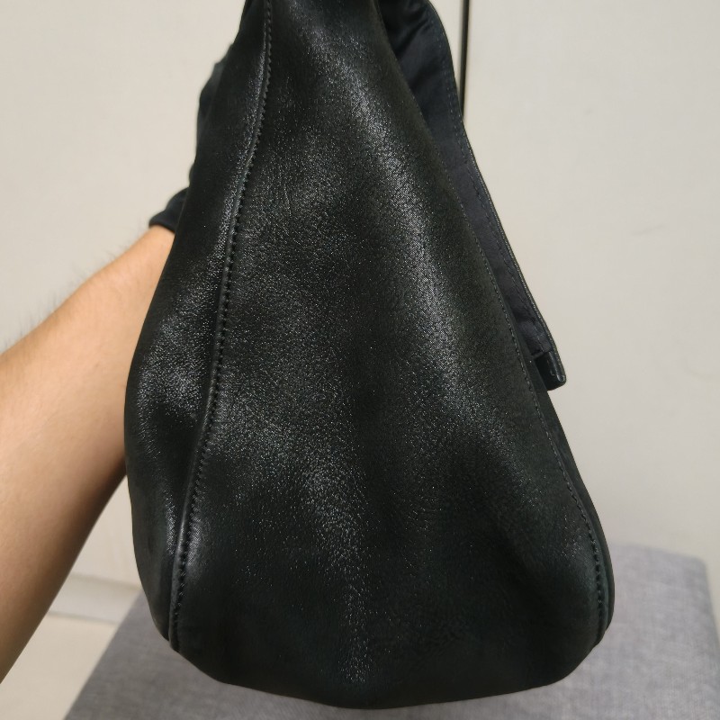 🔥10/3-10/31週年慶🔥【超狂優惠】【8成新】㊣✨ FENDI✨（附防塵袋）芬迪 墨綠 金屬 絨毛 琥珀 大理石 皮革 掀蓋 法棍包 醫生包 手提包 肩背包 腋下包/二手包/二手精品/保證正品🌳二手樹屋🌳-5