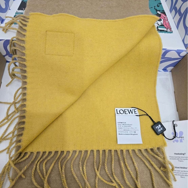 LOWEW 雙面雙色圍巾-2