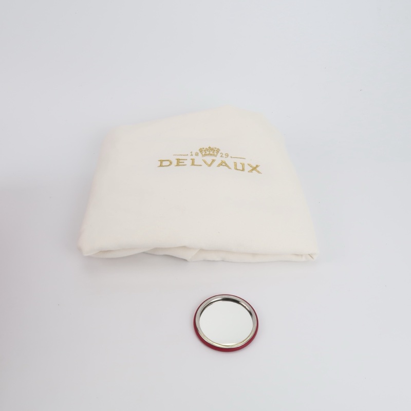 議價私我💼 Delvaux Givry 牛皮純色金屬扣飾單肩包-6