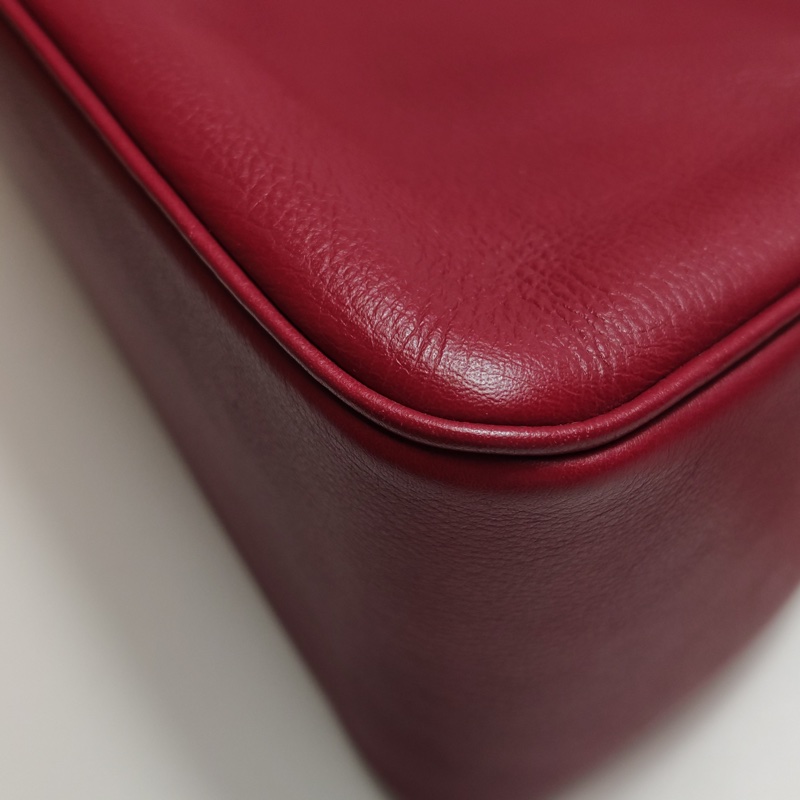 議價私我💼 Delvaux Givry 牛皮純色金屬扣飾單肩包-11